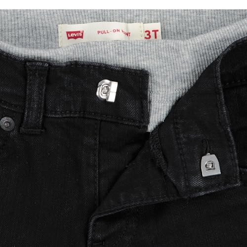 Levi'S Baby Boys' And Toddler Pull On Jeans, Black Stretch/Straight, 5
