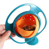 Red Champion 360 Rotating SpillProof Gyro Snack Bowl with Lid | Saturn Design Toddler Feeding Bowl for Dry Snacks, Fruits & Kid