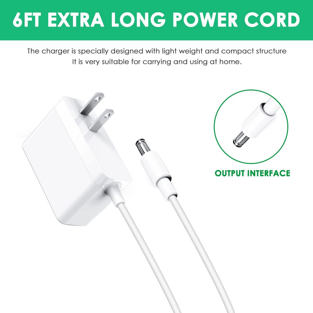 Mrgru 5V Replament Charger Power Cord For Baby Swing Compatible With Nova Baby Swing For Infants Motorized Portable Swing Power