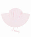 Rufflebutts Baby/Toddler Girls Pink Striped Seersucker Swim Hat - 12M-2T