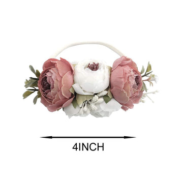 Bgfks Layered Tulle Tutu Dress For Toddler Girls,Baby Girl Rainbow Tutu Princess Skirt Set With Flower Headband.(Dusty Rose,2T)