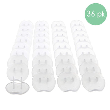 Little Chicks Baby Safety Outlet Covers Baby Proofing, 36 Pack, Outlet Plug Electrical Socket Covers