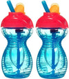 Munchkin Click Lock 2 Count Flip Straw Cup, 9 ounce, Assorted Colors