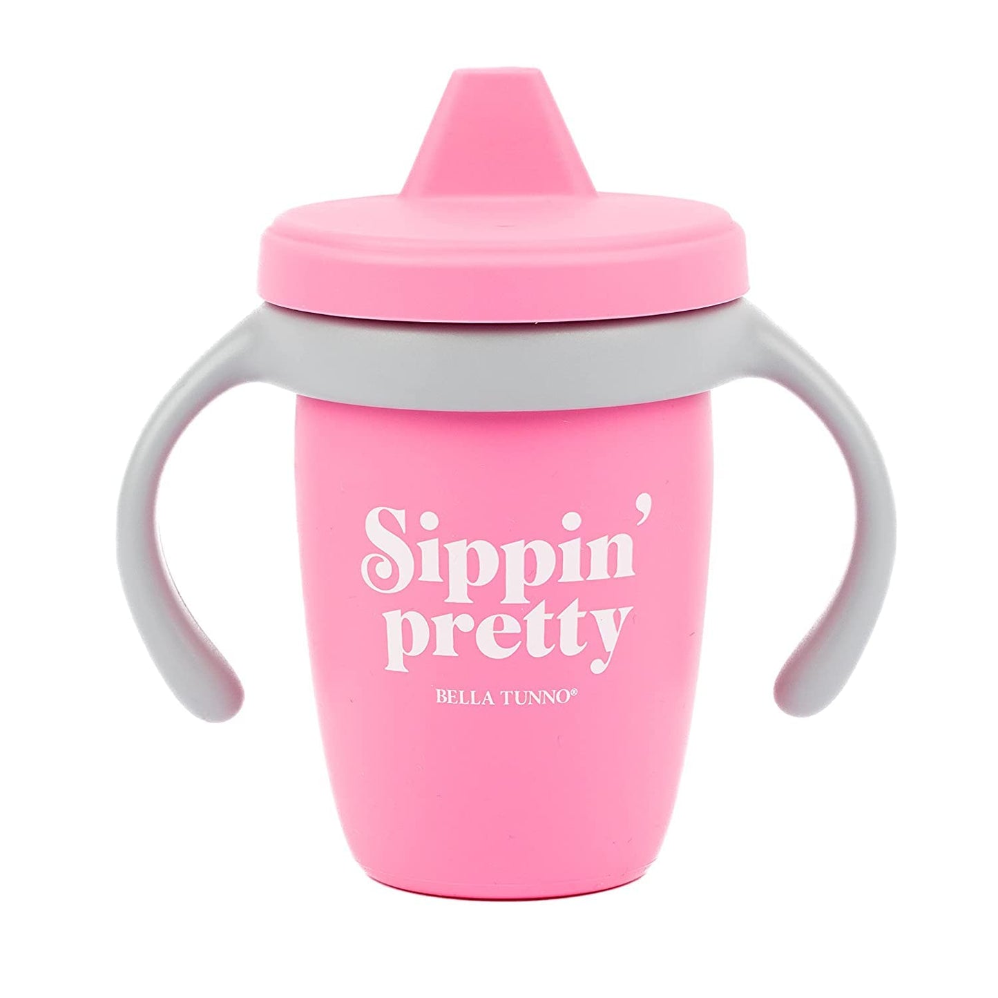 Sippy Cup by Bella Tunno, Silicone Training Cup with Transition Handles for Infants, Toddlers & Kids, Babies 6-12 Months & Toddl