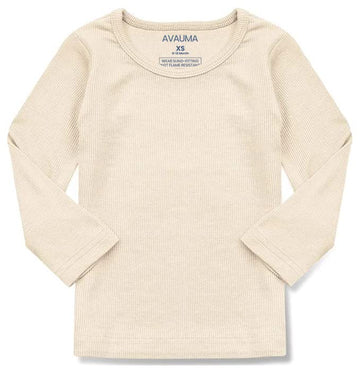 Avauma Baby Boys Girls Pajama Set Kids Toddler Snug Fit Ribbed Sleepwear Pjs For Daily Life Style (10 Years/Beige(L))