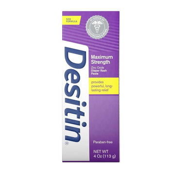 Desitin Maximum Strength Original Diaper Rash Paste 3-Piece Variety Sizes 4 Oz, 2 Oz, 1 Oz Bundle Pack