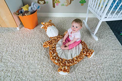 Mary Meyer Bestever Baby Mat Cushioned Tummy Time Floor Play Mats For Babies And Toddlers, 31 X 23-Inches, Giraffe