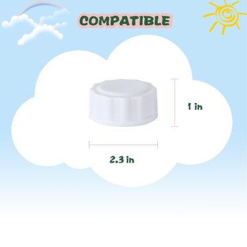 Pack Of 8 Travel And Storage Caps Compatible With Philips Avent Baby Bottles(Natural And Anti-Colic), Replacement Airtight Lids