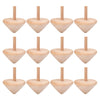 Nuobesty Wooden Spinning Top Unfinished Wood Tops Craft Gyroscopes For Diy Kids Children Toy Party Favor New Year 12Pcs