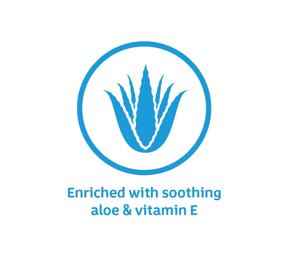 Johnson'S Skin Nourish Creamy Oil Aloe Scent & Vitamin E, 8 Ounce (236 Ml) (Pack Of 2)