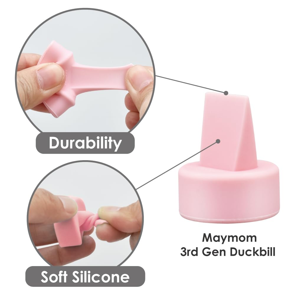 Maymom Pump Part Compatible With Spectra/Ameda Luna Pumps, Syngery Gold; Incl Wide Mouth Flange 21 Mm Valve; Not Original Spectr