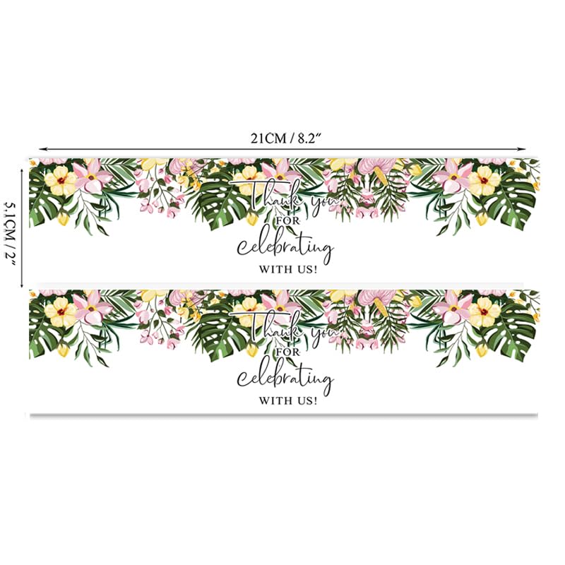 Crawprop Woodland Design Thank You For Celebrating With Us Water Bottle Sticker Labels Wedding Bridal Party Supplies Baby Shower