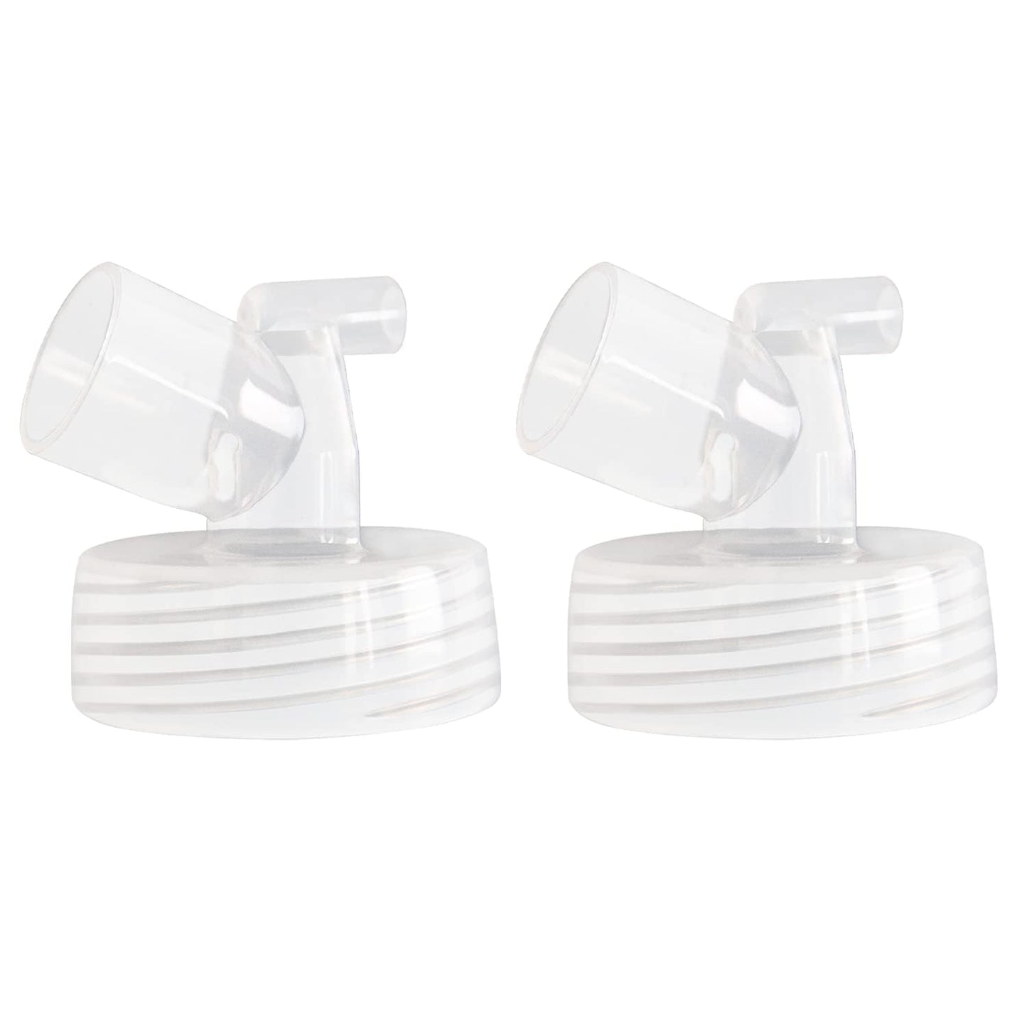 Wide Mouth Base Connector 2pc - Compatible with Motif & Spectra S1 S2 Pumps & Bottles; Compatible with Medela, Maymom, Pumpin Pa