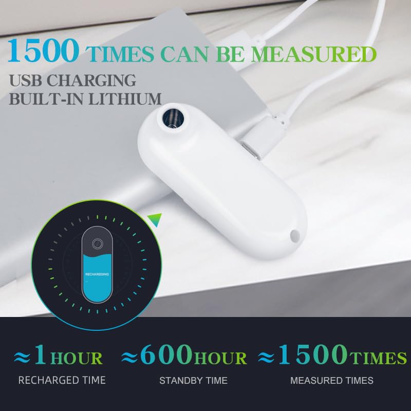 Medical Forehead Thermometer, Rechargeable Thermometer For Adults And Kids, Portable Infrared Digital Thermometer With Fever Ala