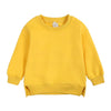 Rukosu Toddler Baby Boy Girl Fleece Pullover Sweatshirt Solid Color Crewneck Blouse Shirt Tops Warm Fall Winter Clothes Yellow 4