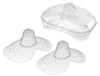 Gajoin Breastfeeding Nipple Shields for Nursing Newborn Baby Nippleshield Breast Feeding 2 Count with Sterilizing Storage Case C