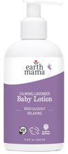 Earth Mama Calming Lavender Baby Lotion For Dry Skin, Calendula Cream For Newborn Skin Care, Organic Moisturizer For Children Wi
