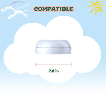 Replacement Screw Rings Screw Collars For Philips Avent Natural Baby Bottles, Pack Of 6