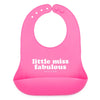 Bella Tunno Girl S Wonder Bib - Silicone Baby Bib For Girls With Adjustable Neck, Non-Toxic & Bpa Free Soft Silicone Bib, D