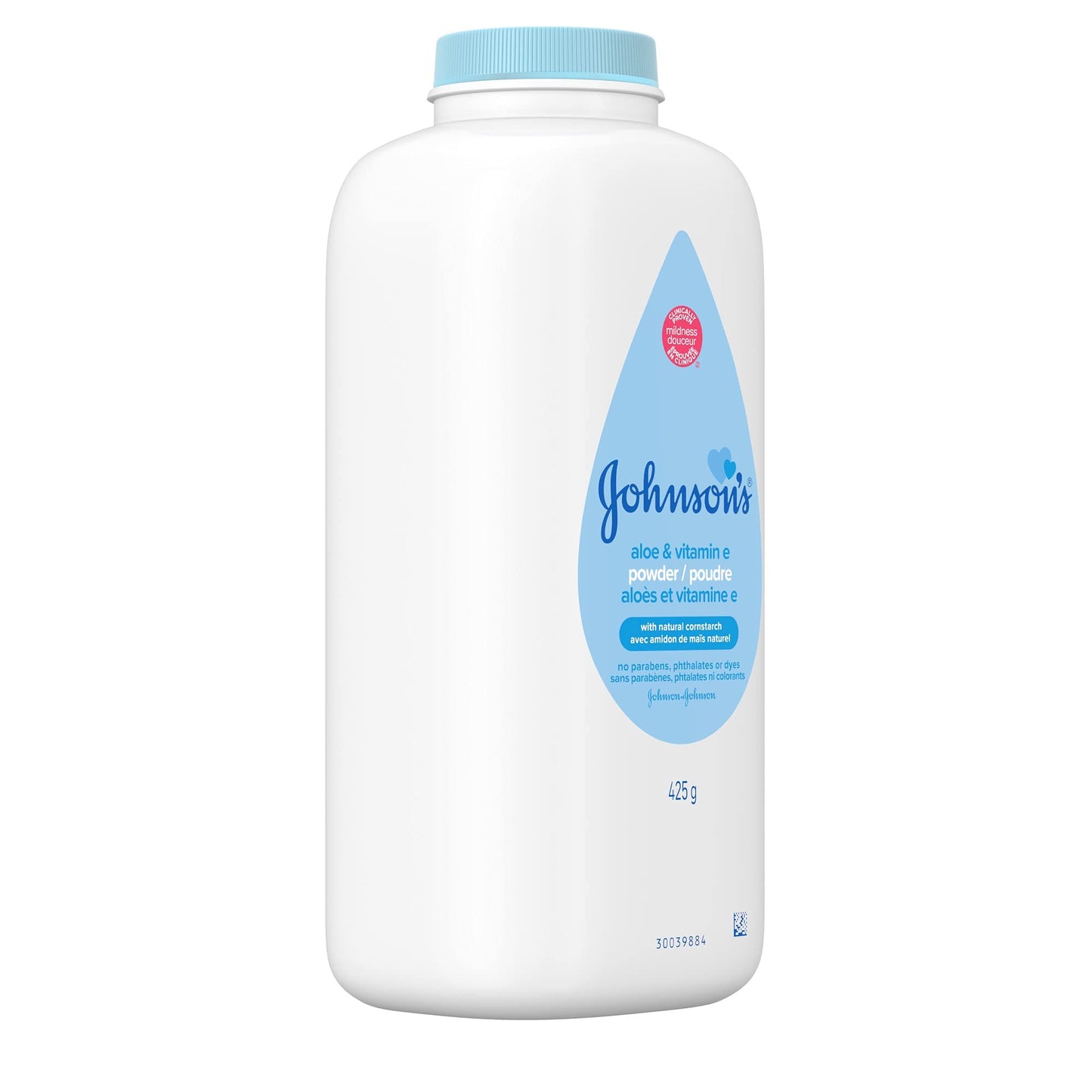 Johnson'S Baby Powder, Naturally Derived Cornstarch With Aloe & Vitamin E For Delicate Skin, Hypoallergenic And Free Of Parabens