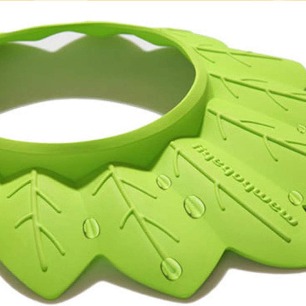 Baby Shower Cap, Soft Baby Bath Head Cap Leaf Shaped Elastic Bath Safety Hat Shower Visor Bathing Hat For Toddler Baby Kids Chil