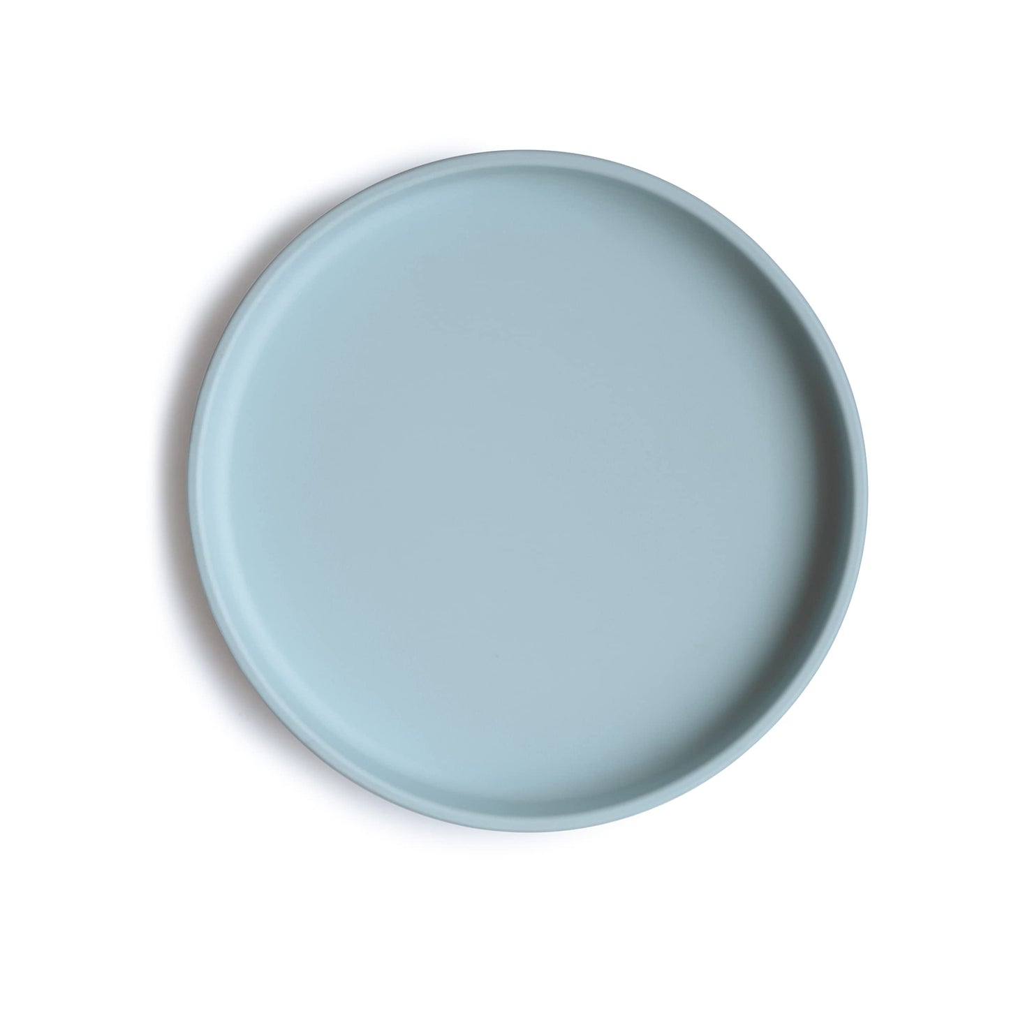 Mushie Classic Silicone Suction Plate | Bpa-Free Non-Slip Design (Powder Blue)