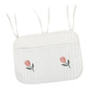 TOPPERFUN Crib Hanging Storage Organizer Bag for Nursery Diaper Holder for Crib Stroller Bed Rails Made of SpaceSaving Design f