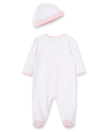Little Me Baby Clothes & Outfits - Girls One Piece Hat & Footed Sleeper Pajamas - Newborn, Prima Ballerina