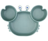 Silicone Suction Plate for Toddlers - Self Feeding Training Divided Plate Dish and Bowl for Baby and Toddler, Fits for Most High