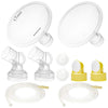 Nenesupply Pump Parts with 17mm Flanges Compatible with Medela Pump in Style Breastpump Not Original Medela Pump Parts Include C