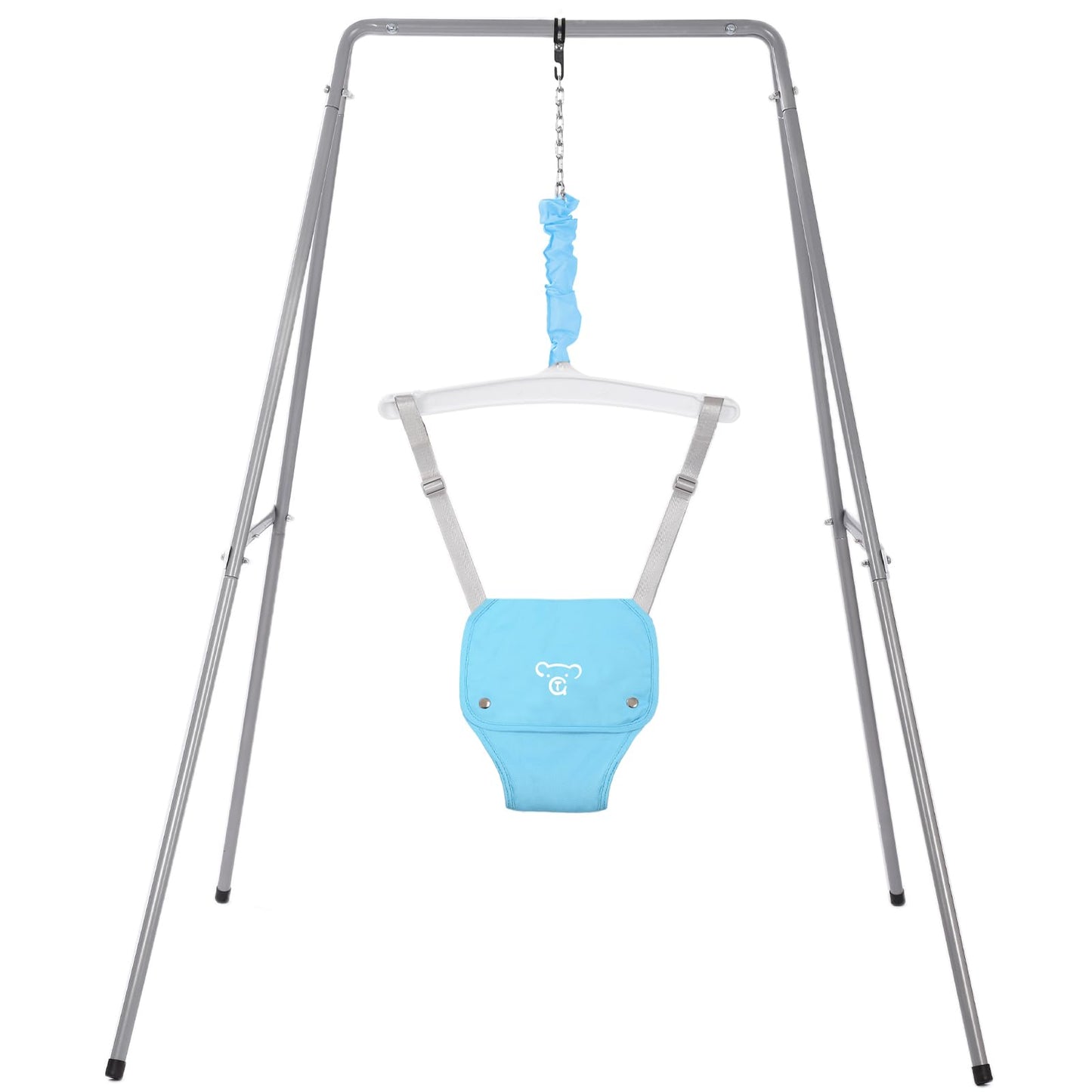 Baby Jumper With Stand, Baby Jumpers And Bouncers, Baby Exerciser Suitable For 6-24 Months, Easy To Assemble & Store Jumper For