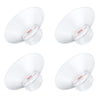4PC Flange Insert 15mm Compatible with Momcozy M5/M6/M9/S12 Pro/V1 Pro/V1 Pro Breast Pump, Fit for Eufy/Elvie/Medela/Spectra/Lan