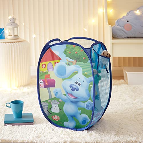 Idea Nuova Nickelodeon Blues Clues Pop Up Hamper With Durable Carry Handles, 21' H X 13.5' W X 13.5' L