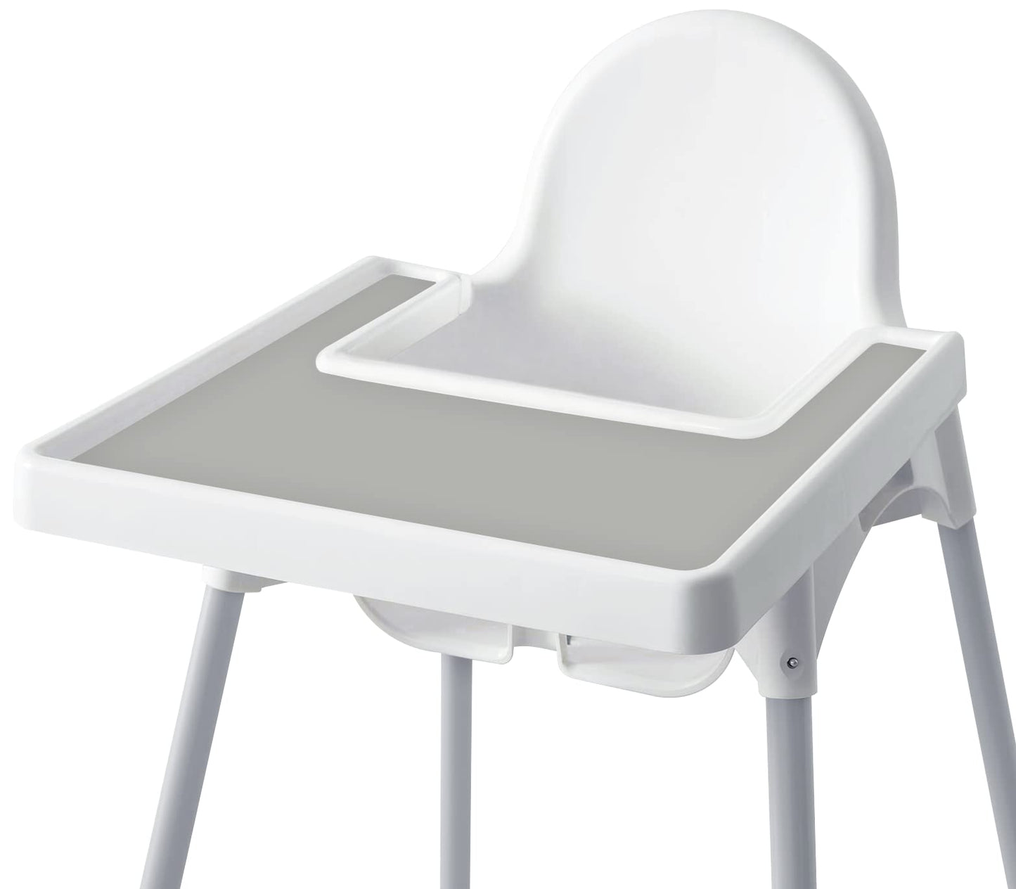 High Chair Placemat for IKEA Antilop Baby High Chair, Silicone Tray Finger Foods Placemat for Boys and Girls, Babies, Toddlers (