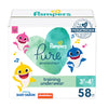 Pampers Training Pants - Pure Protection - Size 3T-4T, 58 Count, Baby Shark Premium Hypoallergenic Potty Underwear