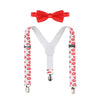 1St Valentine'S Day Outfit Boy Baby Toddler Cupid Costume Infant First 1St Birthday Outfit Cake Smash Adjustable Suspender Bowti