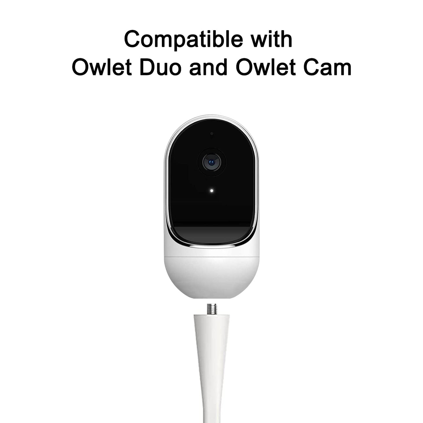 Safer Baby Monitor Mount For Owlet Duo, Owlet Cam Baby Monitor, Flexible Twist Mount