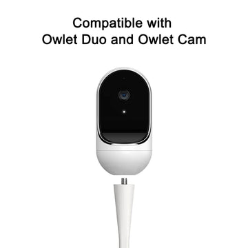 Safer Baby Monitor Mount For Owlet Duo, Owlet Cam Baby Monitor, Flexible Twist Mount