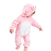 Qzerplay Unisex Kids Baby Pig Cosplay Halloween Costumes Cartoon Outfit Hooded Homewear 70