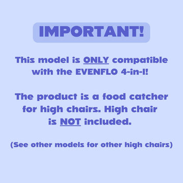 Catchy - Food Catcher - Compatible With Evenflo 4-In-1 Eat & Grow High Chair - Highchair Sold Separately - Baby & Toddler Food &