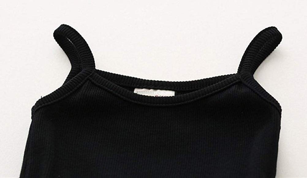 Btgixsf Baby Girls Tutu Dress Toddler Sleeveless Tulle Dress Princess Infant Party Dresses 1580 Black 4T