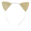 Zoonai Girls Glitter Cat Ears Headband Cute Hair Band Halloween Christmas Cosplay Party Costume