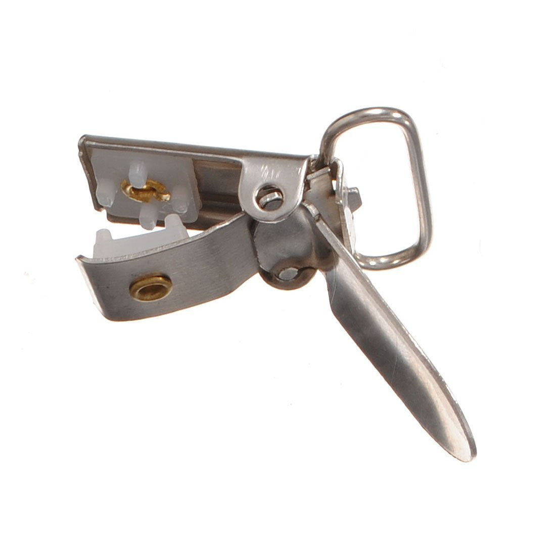 Yueton 30Pcs Metal Pacifier Clips Bib Clips Suspender Clips