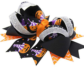 Love Sweety Baby Rose Halloween Headband Infant Pumpkin Hairband Bow Hair Clips (Clip Pumpkin)