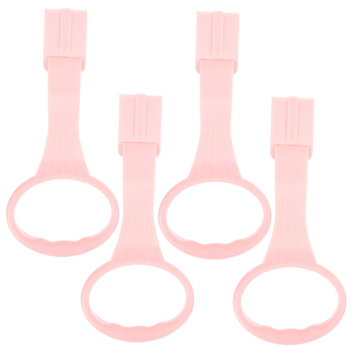 Toddmomy 4Pcs Children'S Bed Pull Ring Nursery Pull Rings Playpen Pull Up Rings Infant Crib Pull Rings Kids Walking Training Too