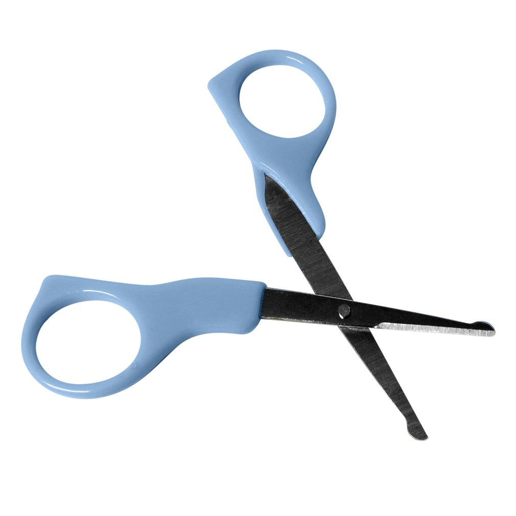 Evelots Baby Manicure Nail Clipper And Scissor Set - Safe For Babies, Blue