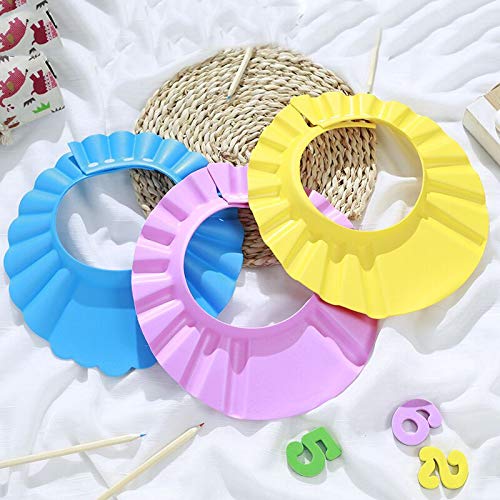 Baby Safe Shampoo Shower Bathing Wash Hair Shield Hat Protection Soft Cap Adjustable Visor Keep The Water Out Of Their Eyes & Fa