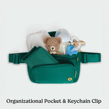 Huggies Accessories Diaper Crossbody Bag, Bridal Rose