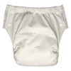 Hybrid Cloth Diaper - Reusable Training Pants, Swim Diaper, Special Needs Briefs, Fits From Baby Up To 10 Years (Size 3, White)