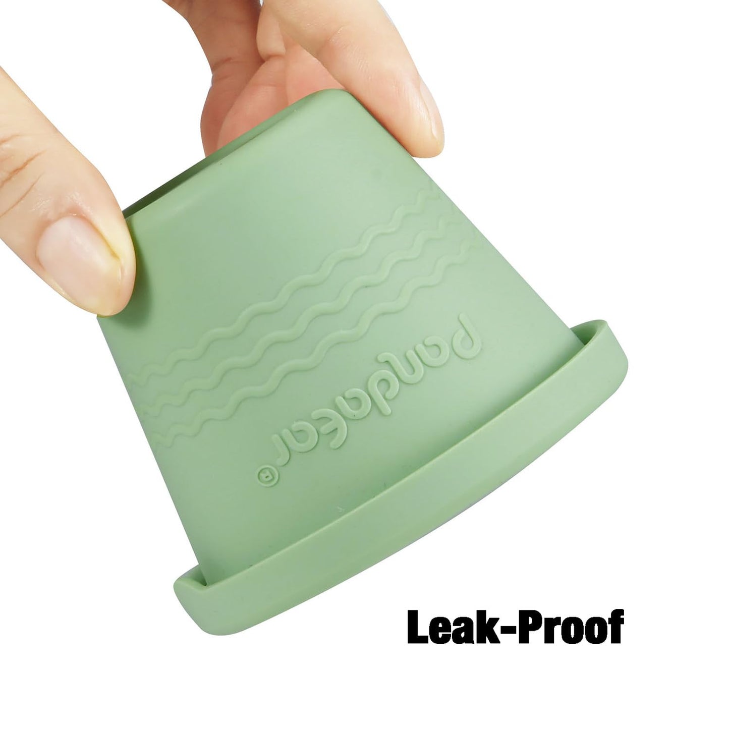 Pandaear 12 Pack Silicone Baby Food Storage Containers, 4 Oz Reusable Small Snack Containers Freezer Storage With Airtight Lids